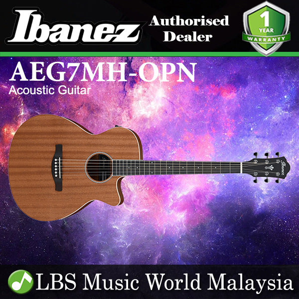 Ibanez AEG7MH Acoustic Guitar Open Pore - Natural (AEG7MH-OPN)