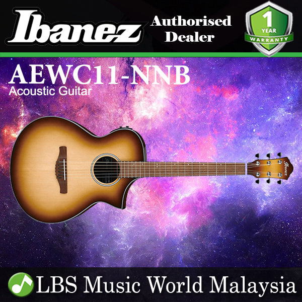 Ibanez AEWC11-NNB Acoustic Electric Guitar Natural Browned Burst (AEWC11NNB AEWC11 NNB)