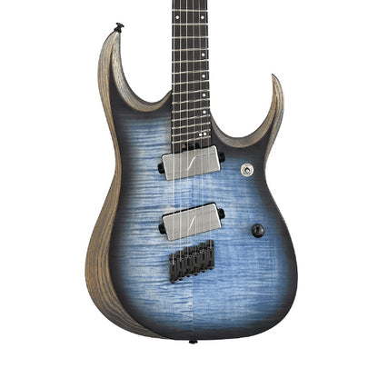 [Discontinued] Ibanez RGDIM6FM-CLF Nyatoh Body Electric Guitar Cerulean Blue Burst Flat (RGDIM6FM CLF)