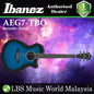Ibanez AEG7-TBO Acoustic Guitar Transparent Blue Sunburst Open Pore (AEG7TBO  AEG7 TBO)