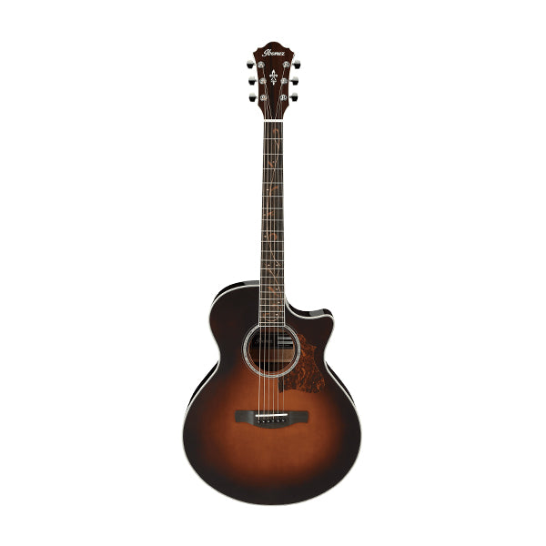 [Discontinued] Ibanez AE205-BS AE Body Solid Top Acoustic Guitar Brown Sunburst High Gloss (AE205)