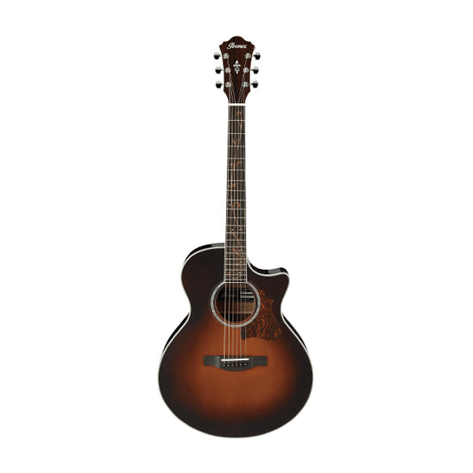 [Discontinued] Ibanez AE205-BS AE Body Solid Top Acoustic Guitar Brown Sunburst High Gloss (AE205)