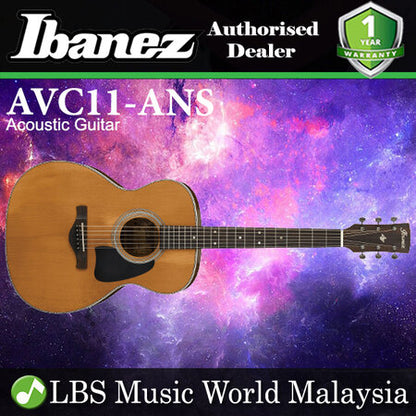 [Discontinued] Ibanez AVC11-ANS Grand Concert Solid Top Acoustic Guitar Antique Natural Semi Gloss (AVC11)