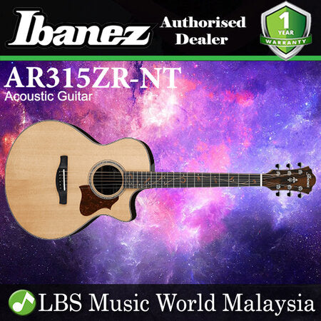 [Not Available] Ibanez AR315ZR-NT AE Body Solid Sitka Top Acoustic Guitar Natural High Gloss (AE315ZR)