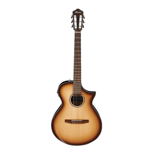 [Discontinued] Ibanez AEWC300N-NNB AEWC Body Solid Top Acoustic Guitar Natural Browned Burst High Gloss (AEWC300N)
