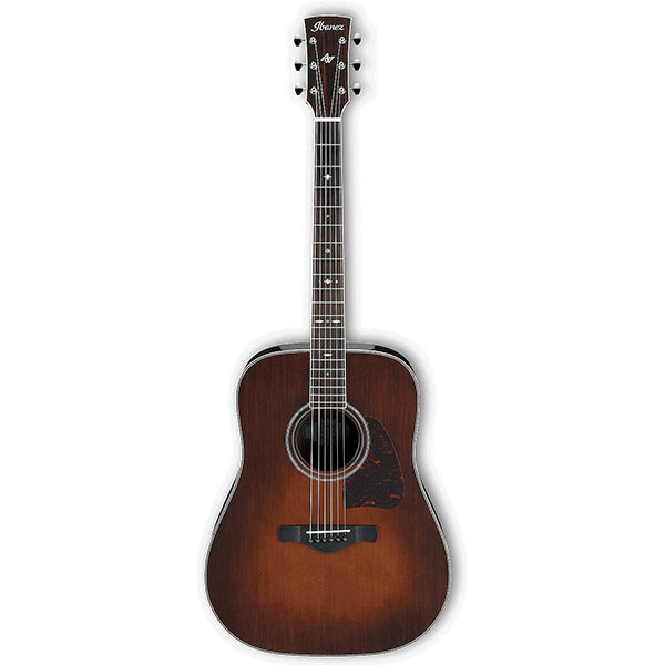 [Discontinued] Ibanez AVD10-BVS Dreadnought Body Thermo Aged Top Acoustic Guitar Brown Violin Sunburst (AVD10)