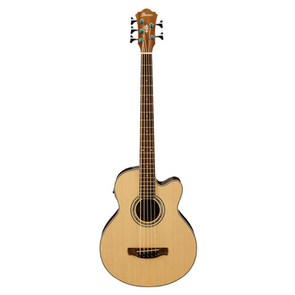 Ibanez AEB105E-NT AEB Body Spruce Top Acoustic Bass Guitar Natural High Gloss (AEB105E)