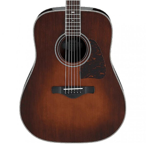 [Discontinued] Ibanez AVD10-BVS Dreadnought Body Thermo Aged Top Acoustic Guitar Brown Violin Sunburst (AVD10)