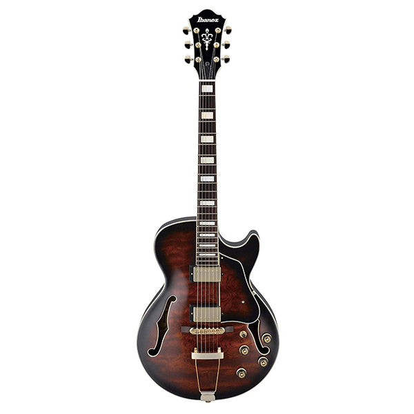 [Discontinued] Ibanez AG95-DBS Hollow Body Bubinga Top Dark Brown Sunburst Electric Guitar (AG95)