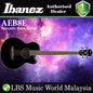 Ibanez AEB8E-BK AEB Body Spruce Top Acoustic Bass Guitar High Gloss Black (AEB8E)