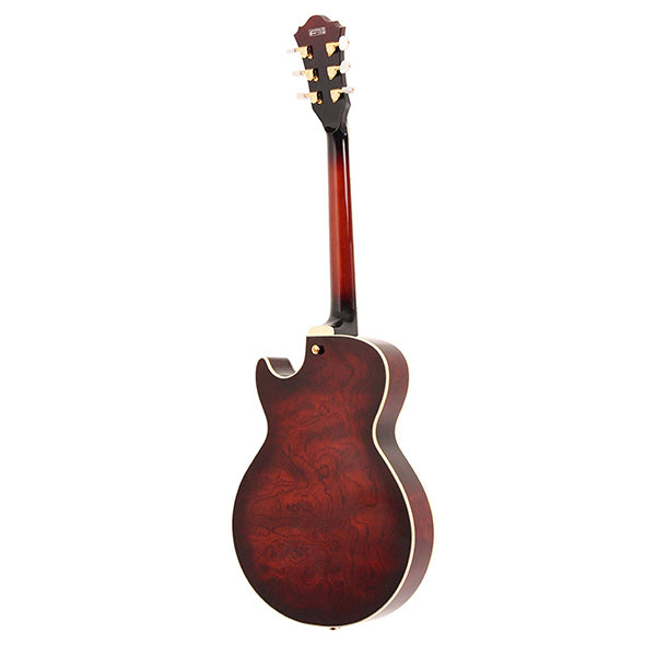 [Discontinued] Ibanez AG95-DBS Hollow Body Bubinga Top Dark Brown Sunburst Electric Guitar (AG95)
