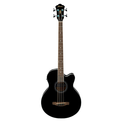 Ibanez AEB8E-BK AEB Body Spruce Top Acoustic Bass Guitar High Gloss Black (AEB8E)