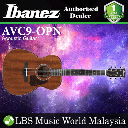 [Discontinued] Ibanez AVC9-OPN Grand Concert Body Solid Top Acoustic Guitar Open Pore Natural (AVC9)