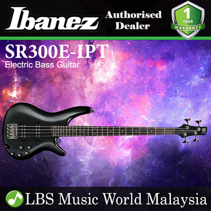Ibanez SR300E-IPT Standard Mahogany Body 4 String Electric Bass Guitar Iron Pewter (SR300E-IPT)