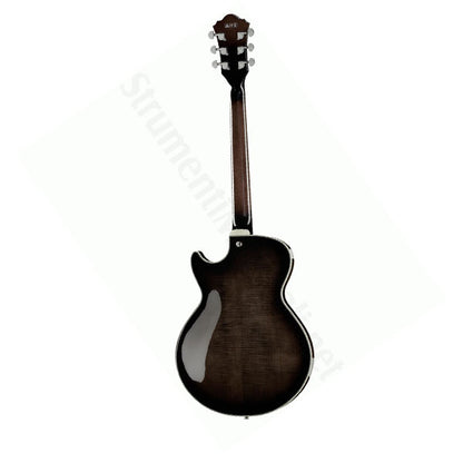 [Discontinued] Ibanez AGS73FM-TKS Hollow Body Maple Top Transparent Electric Guitar Black Sunburst (AGS73FM)