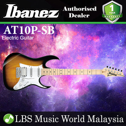 [Discontinued] Ibanez AT10P-SB Alder Body with Tremolo Andy Timmons Signature Electric Guitar Sunburst (AT10P SB)