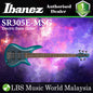 Ibanez SR305E-MSG Standard Mahogany Body 5 String Electric Bass Guitar String Metallic Sage Green (SR305E MSG)