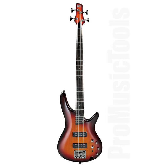 Ibanez SR370E-AWB Standard Maple Body 4 String Electric Bass Guitar Aged Whiskey Burst (SR370E AWB)