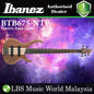[Discontinued] Ibanez BTB675-NTF 5 String Solid Walnut Top Electric Bass Guitar Natural Flat (BTB675)