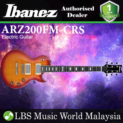 [Discontinued] Ibanez ARZ200FM-CRS Solid Mahogany Body Electric Guitar Cherry Sunburst (ARZ200FM CRS)