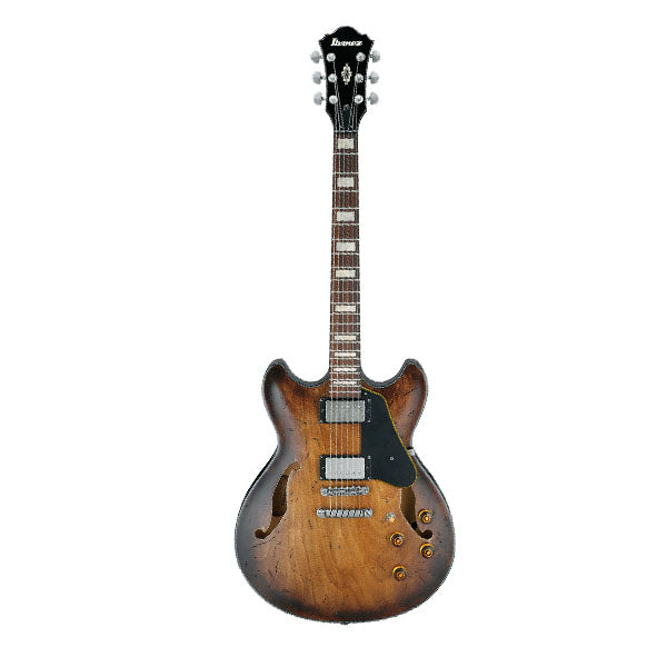 Ibanez ASV10A-TLC Artcore Hollow Body Maple Top Electric Guitar Tobacco Burst Low Gloss (ASV10A)