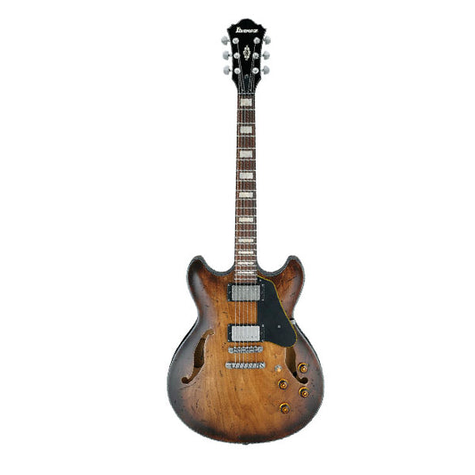 Ibanez ASV10A-TLC Artcore Hollow Body Maple Top Electric Guitar Tobacco Burst Low Gloss (ASV10A)