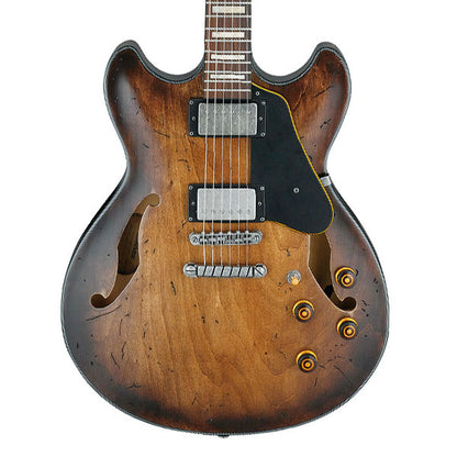Ibanez ASV10A-TLC Artcore Hollow Body Maple Top Electric Guitar Tobacco Burst Low Gloss (ASV10A)
