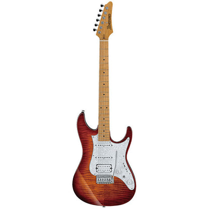 [Discontinued] Ibanez AZ224F-BTB Premium Solid American Basswood Body with Tremolo Electric Guitar Brown Topaz Burst (AZ224F BTB)