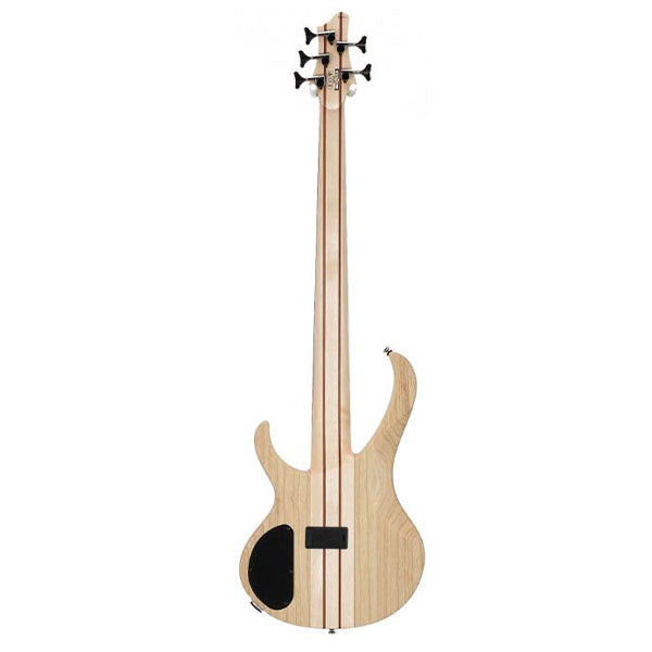 [Discontinued] Ibanez BTB675-NTF 5 String Solid Walnut Top Electric Bass Guitar Natural Flat (BTB675)