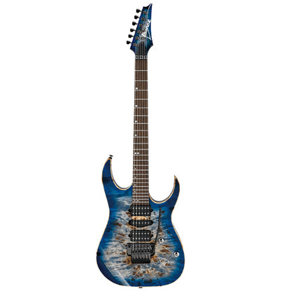 [Discontinued] Ibanez RG1070PBZ-CBB Premium American Basswood Body Eletric Guitar Cerulean Blue Burst (RG1070PBZ CBB)