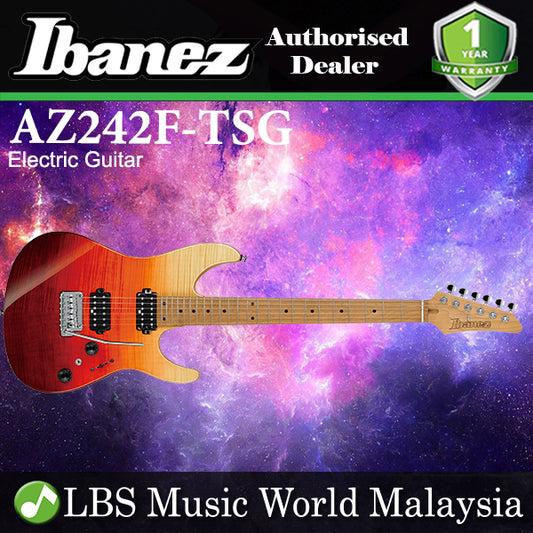 [Discontinued] Ibanez AZ242F-TSG Premium American Basswood Body Electric Guitar Tequila Sunrise Gradation (AZ242F TSG)