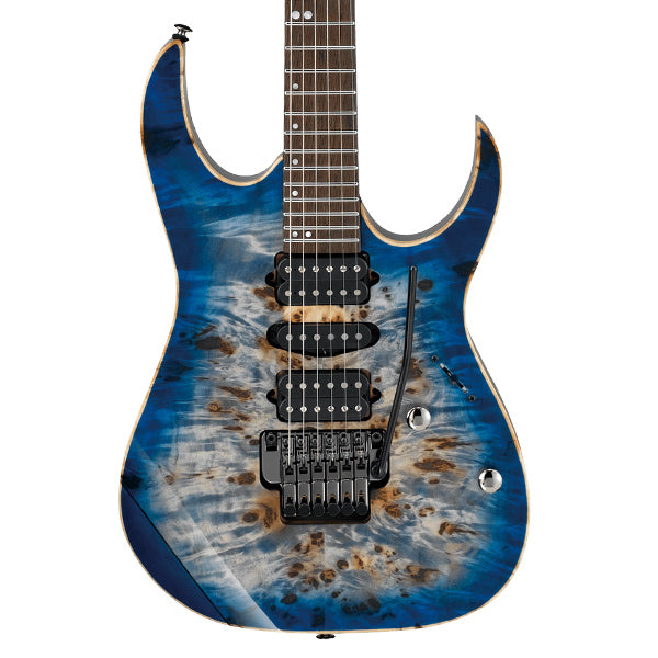 [Discontinued] Ibanez RG1070PBZ-CBB Premium American Basswood Body Eletric Guitar Cerulean Blue Burst (RG1070PBZ CBB)