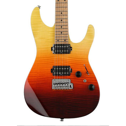 [Discontinued] Ibanez AZ242F-TSG Premium American Basswood Body Electric Guitar Tequila Sunrise Gradation (AZ242F TSG)