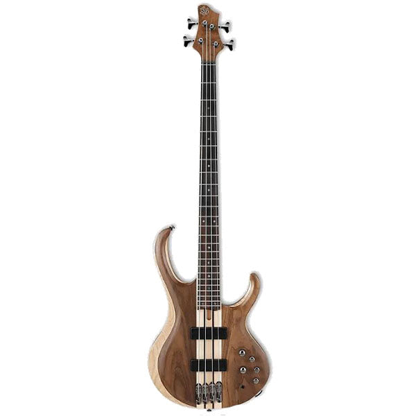 Ibanez BTB740-NTL 4 String Standard Walnut Top Electric Bass Guitar Natural Low Gloss (BTB740)