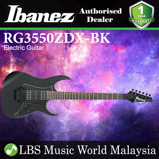 [Discontinued] Ibanez RG3550ZDX-BK Standard Meranti Body Electric Guitar Black (RG3550ZDX BK)