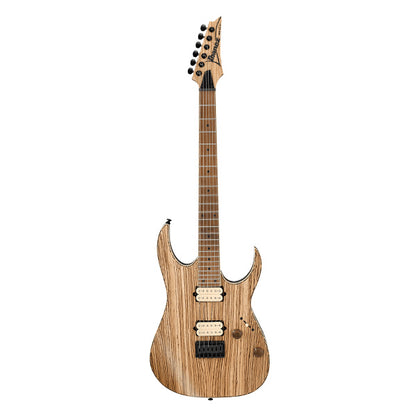 [Discontinued] Ibanez RGEW521MZW-NTF Nyatoh Body With Zebrawood Top Natural Flat (RGEW521MZW NTF)