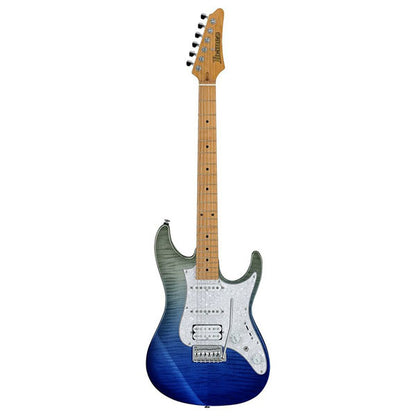 [Discontinued] Ibanez AZ224F-BIG Premium Solid American Basswood Body Electric Guitar Blue Iceberg Gradation (AZ224F BIG)