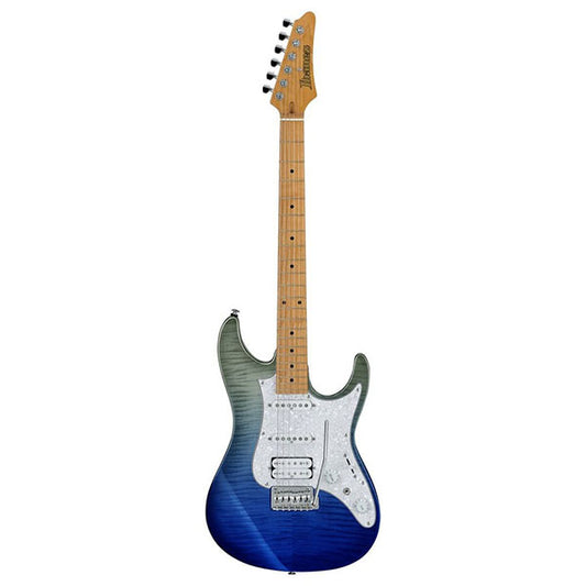 [Discontinued] Ibanez AZ224F-BIG Premium Solid American Basswood Body Electric Guitar Blue Iceberg Gradation (AZ224F BIG)