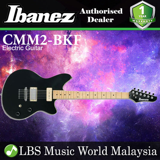 [Discontinued] Ibanez CMM2-BKF Solid Body Chris Miller Signature Electric Guitar Black Flat (CMM2 BKF)