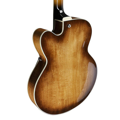 [Discontinued] Ibanez AF71F-TBC Semi Hollow Body Maple Top Electric Guitar Tobacco Brown Sunburst (AF71F)