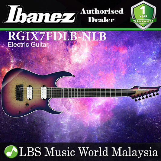 [Discontinued] Ibanez RGIX7FDLB Ash body Electric Guitar Northern Lights Burst (RGIX7fDLB NLB)