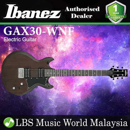 [Discontinued] Ibanez GAX30	-WNF Poplar Solid Body Electric Guitar Walnut Flat (GAX30 WNF)