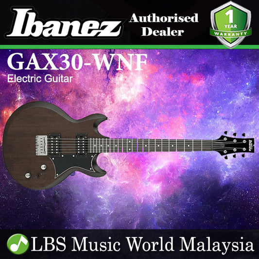 [Discontinued] Ibanez GAX30	-WNF Poplar Solid Body Electric Guitar Walnut Flat (GAX30 WNF)