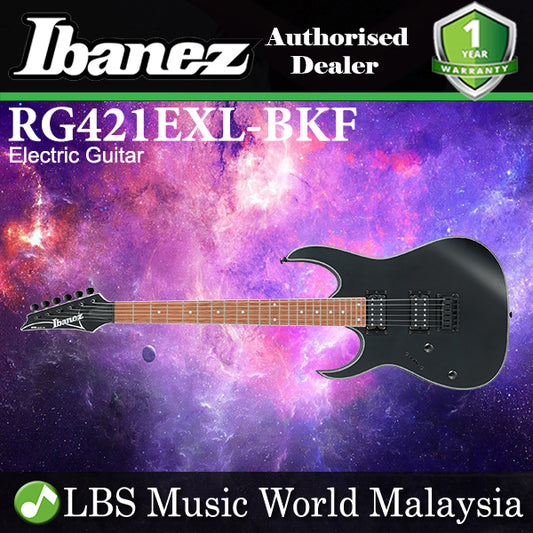 Ibanez RG421EXL-BKF Standard Meranti Body Electric Guitar Black Flat (RG421EXL BKF)
