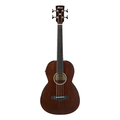 Ibanez AVNB1FE-BV Parlor Solid Top Acoustic Bass Guitar Brown Violin Semi Gloss (AVNB1FE)
