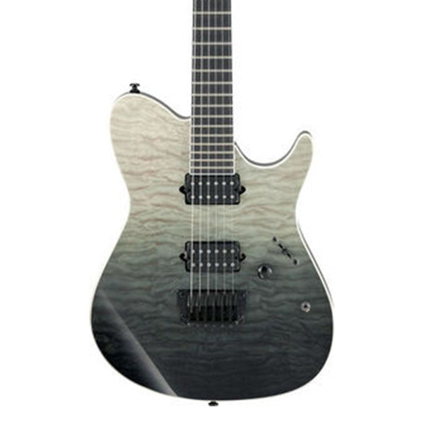 [Discontinued] Ibanez FRIX6FDQM-BMG Nyatoh Body with Maple Top Iron Label Electric Guitar Black Mirage Gradation (FRIX6FDQM-BMG)