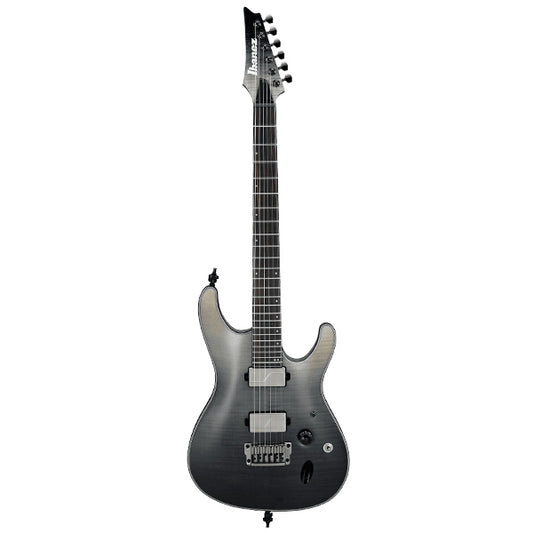 [Discontinued] Ibanez S61AL-BML Axion Label Nyatoh Body Black Electric Guitar Black Mirage Gradation Low Gloss (S61AL BML)
