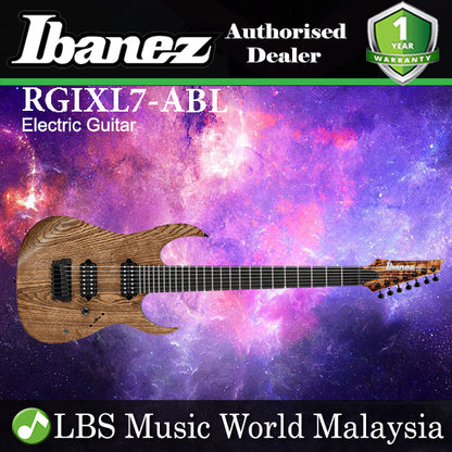 [Not Available] Ibanez RGIXL7-ABL 7 String Ash Body Electric Guitar Antique Brown Stained Low Gloss (RGIXL7-ABL)