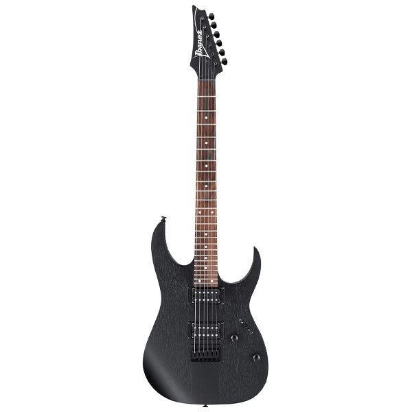 Ibanez RGRT421 Nyatoh Wing Body Electric Guitar HH Pickups - Weathered Black (RG RT421)