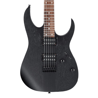 Ibanez RGRT421 Nyatoh Wing Body Electric Guitar HH Pickups - Weathered Black (RG RT421)